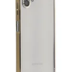 Uray store Samsung Galaxy A04 Kılıf Razer Lensli Silikon - Gold