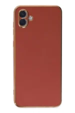 Uray store Samsung Galaxy A04 Kılıf Volet Silikon - Kırmızı - Görsel 2