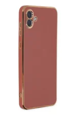 Uray store Samsung Galaxy A04 Kılıf Volet Silikon - Kırmızı