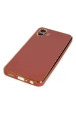Uray store Samsung Galaxy A04 Kılıf Volet Silikon - Kırmızı - Görsel 5