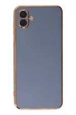 Uray store Samsung Galaxy A04 Kılıf Volet Silikon - Mavi - Görsel 3