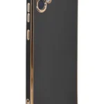 Uray store Samsung Galaxy A04 Kılıf Volet Silikon - Siyah