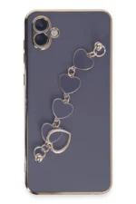 Uray store Samsung Galaxy A04E Kılıf Esila Silikon - Gri
