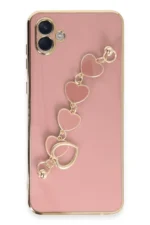 Uray store Samsung Galaxy A04E Kılıf Esila Silikon - Pudra