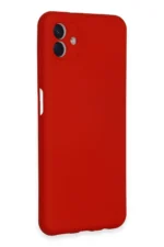 Uray store Samsung Galaxy A04E Kılıf Nano içi Kadife Silikon - Kırmızı - Görsel 2