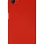 Uray store Samsung Galaxy A04E Kılıf Nano içi Kadife Silikon - Kırmızı