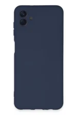 Uray store Samsung Galaxy A04E Kılıf Nano içi Kadife Silikon - Lacivert
