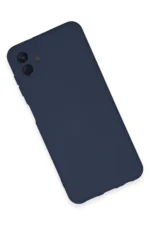 Uray store Samsung Galaxy A04E Kılıf Nano içi Kadife Silikon - Lacivert - Görsel 3