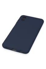 Uray store Samsung Galaxy A04E Kılıf Nano içi Kadife Silikon - Lacivert - Görsel 5