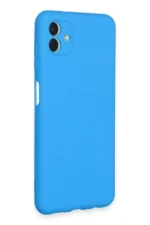 Uray store Samsung Galaxy A04E Kılıf Nano içi Kadife Silikon - Mavi - Görsel 2