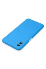 Uray store Samsung Galaxy A04E Kılıf Nano içi Kadife Silikon - Mavi - Görsel 4
