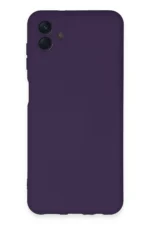 Uray store Samsung Galaxy A04E Kılıf Nano içi Kadife Silikon - Mor