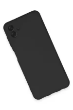 Uray store Samsung Galaxy A04E Kılıf Nano içi Kadife Silikon - Siyah - Görsel 3