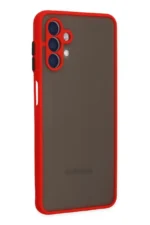 Uray store Samsung Galaxy A04S Kılıf Montreal Silikon Kapak - Kırmızı - Görsel 2