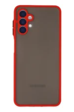 Uray store Samsung Galaxy A04S Kılıf Montreal Silikon Kapak - Kırmızı