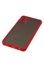 Uray store Samsung Galaxy A04S Kılıf Montreal Silikon Kapak - Kırmızı - Görsel 5