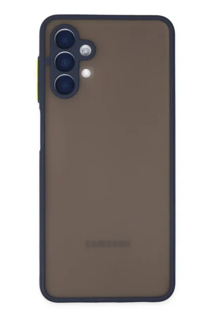 Uray store Samsung Galaxy A04S Kılıf Montreal Silikon Kapak - Lacivert
