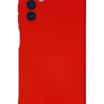 Uray store Samsung Galaxy A04S Kılıf Nano içi Kadife Silikon - Kırmızı
