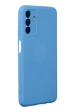 Uray store Samsung Galaxy A04S Kılıf Nano içi Kadife Silikon - Mavi - Görsel 2