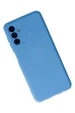 Uray store Samsung Galaxy A04S Kılıf Nano içi Kadife Silikon - Mavi - Görsel 3