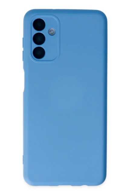 Uray store Samsung Galaxy A04S Kılıf Nano içi Kadife Silikon - Mavi