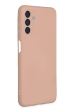 Uray store Samsung Galaxy A04S Kılıf Nano içi Kadife Silikon - Pudra - Görsel 2