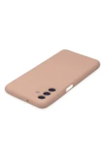 Uray store Samsung Galaxy A04S Kılıf Nano içi Kadife Silikon - Pudra - Görsel 4