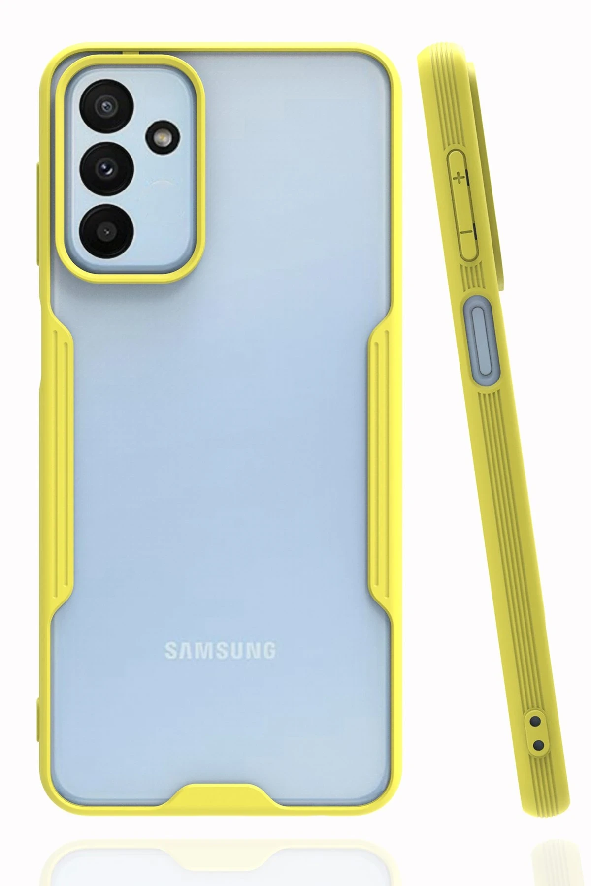 newface-samsung-galaxy-a04s-kilif-platin-silikon-sari-default Uray store Samsung Galaxy A04S Kılıf Platin Silikon - Sarı - Görsel 1