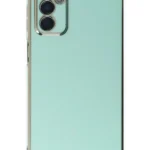 Uray store Samsung Galaxy A04S Kılıf Volet Silikon - Açık Yeşil