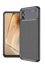 Uray store Samsung Galaxy A05 Kılıf Auto Focus Karbon Kapak - Siyah - Görsel 2