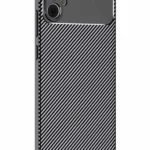 Uray store Samsung Galaxy A05 Kılıf Auto Focus Karbon Kapak - Siyah