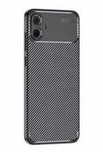 Uray store Samsung Galaxy A05 Kılıf Auto Focus Karbon Kapak - Siyah