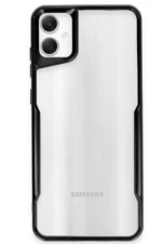 Uray store Samsung Galaxy A05 Kılıf Boyi Silikon Kapak - Siyah