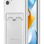 Uray store Samsung Galaxy A05 Kılıf Kart Şeffaf Silikon - Şeffaf