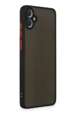 Uray store Samsung Galaxy A05 Kılıf Montreal Silikon Kapak - Siyah - Görsel 2