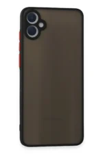Uray store Samsung Galaxy A05 Kılıf Montreal Silikon Kapak - Siyah