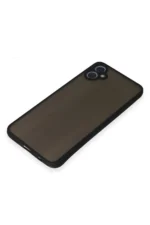 Uray store Samsung Galaxy A05 Kılıf Montreal Silikon Kapak - Siyah - Görsel 4
