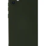 Uray store Samsung Galaxy A05 Kılıf Nano içi Kadife Silikon - Koyu Yeşil