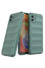 Uray store Samsung Galaxy A05 Kılıf Optimum Silikon - Koyu Yeşil - Görsel 3