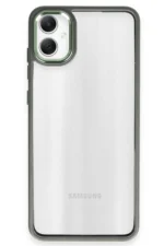 Uray store Samsung Galaxy A05 Kılıf Power Silikon - Koyu Yeşil