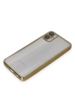 Uray store Samsung Galaxy A05 Kılıf Razer Lensli Silikon - Gold - Görsel 4