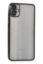Uray store Samsung Galaxy A05 Kılıf Razer Lensli Silikon - Siyah