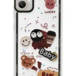 Uray store Samsung Galaxy A05 Kılıf Sweet Desenli Silikon Kapak - Sarı