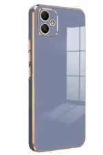 Uray store Samsung Galaxy A05 Kılıf Volet Silikon - Mavi