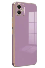Uray store Samsung Galaxy A05 Kılıf Volet Silikon - Mor