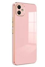 Uray store Samsung Galaxy A05 Kılıf Volet Silikon - Pembe