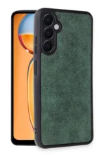 Uray store Samsung Galaxy A05S Kılıf Aras Deri Kapak - Koyu Yeşil - Görsel 2