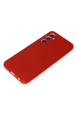 Uray store Samsung Galaxy A05S Kılıf First Silikon - Kırmızı - Görsel 4