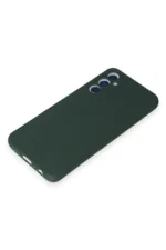 Uray store Samsung Galaxy A05S Kılıf First Silikon - Koyu Yeşil - Görsel 4