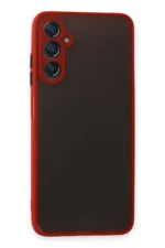 Uray store Samsung Galaxy A05S Kılıf Montreal Silikon Kapak - Kırmızı